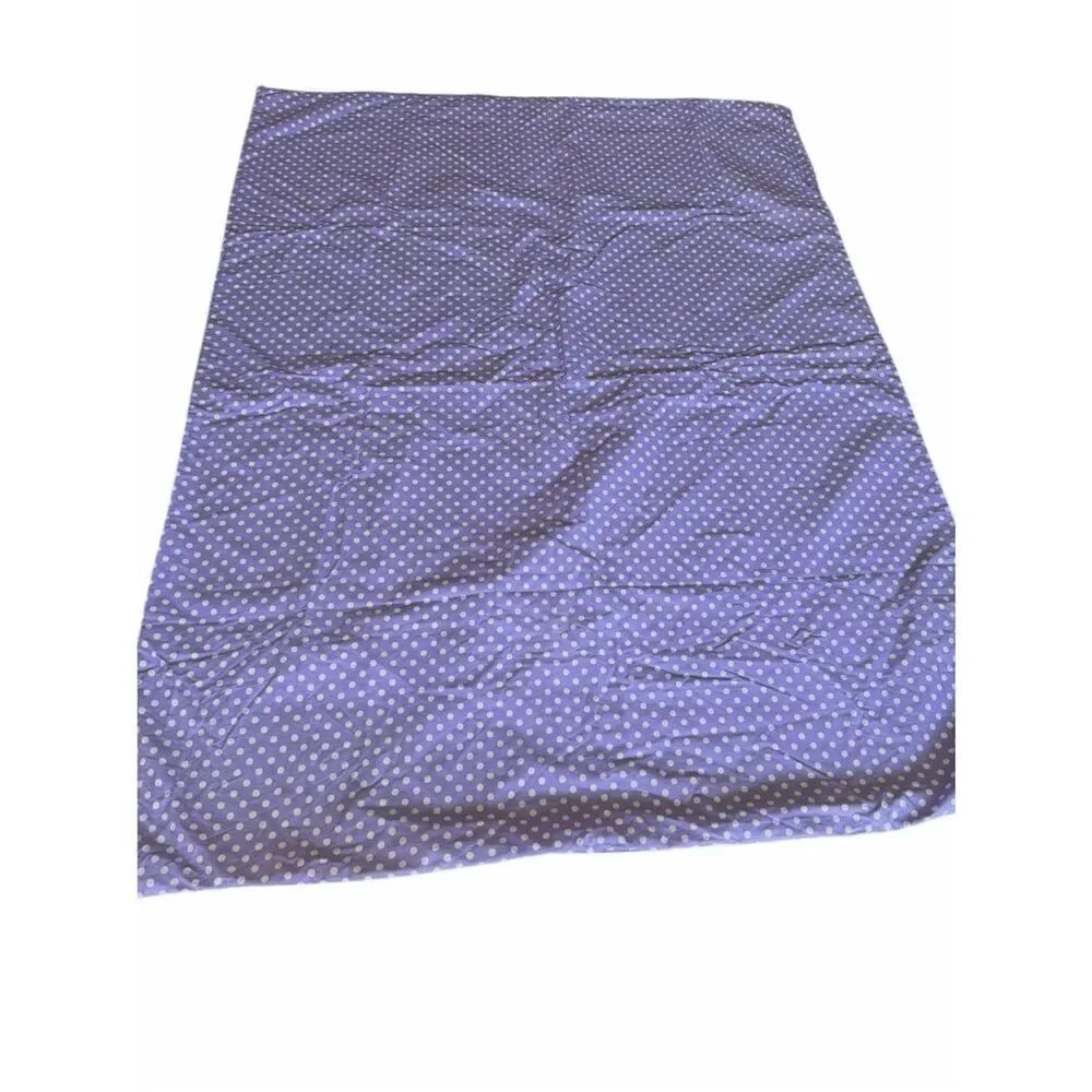Pottery Barn Toddler Bed Duvet Cover Purple Polka Dot